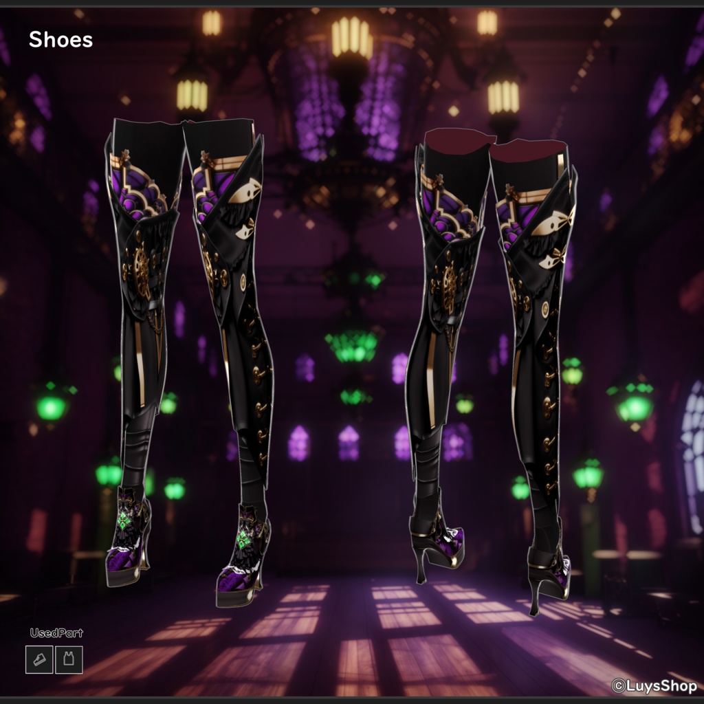 【VRoid 正式版】ジェントルスチームパンクウェア【ノクス=ネブラギア】