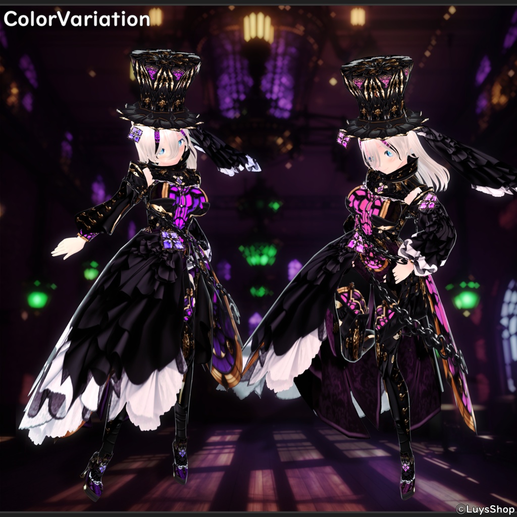 【VRoid 正式版】ジェントルスチームパンクウェア【ノクス=ネブラギア】