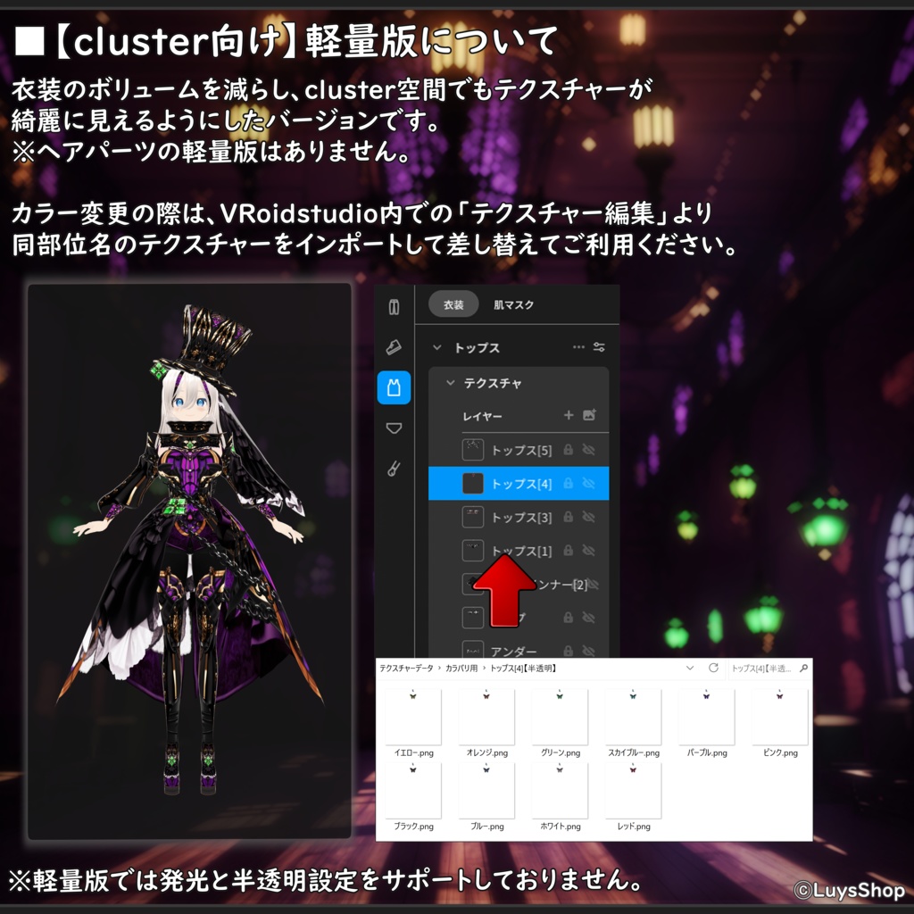 【VRoid 正式版】ジェントルスチームパンクウェア【ノクス=ネブラギア】