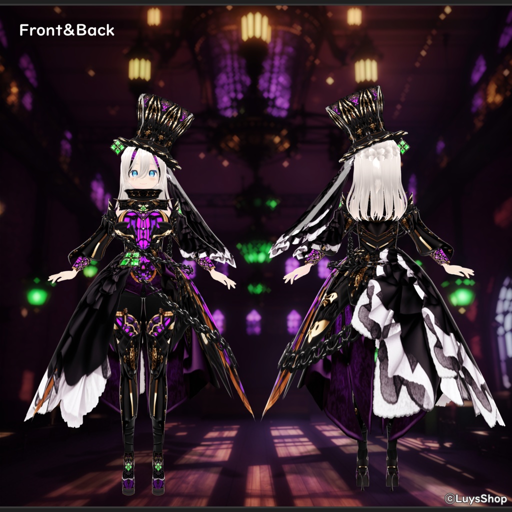 【VRoid 正式版】ジェントルスチームパンクウェア【ノクス=ネブラギア】