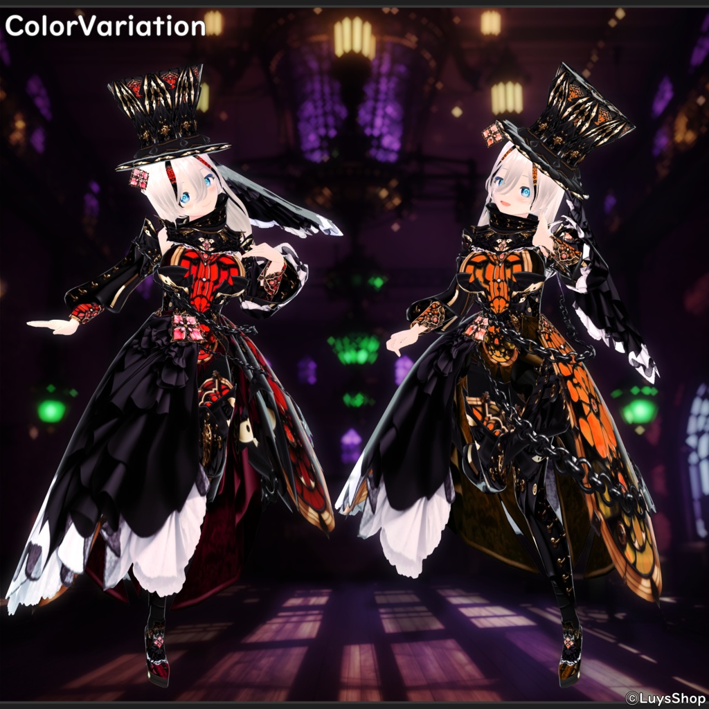 【VRoid 正式版】ジェントルスチームパンクウェア【ノクス=ネブラギア】