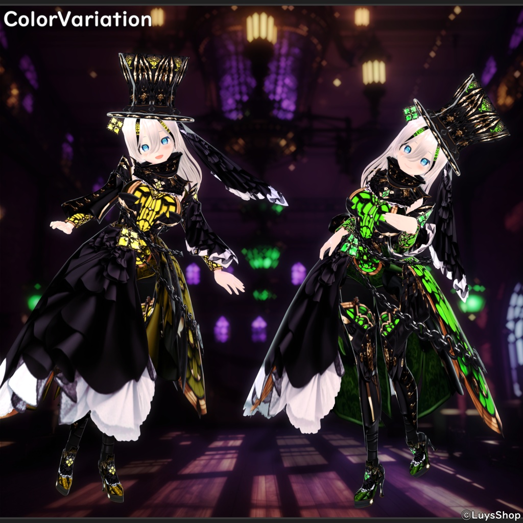 【VRoid 正式版】ジェントルスチームパンクウェア【ノクス=ネブラギア】