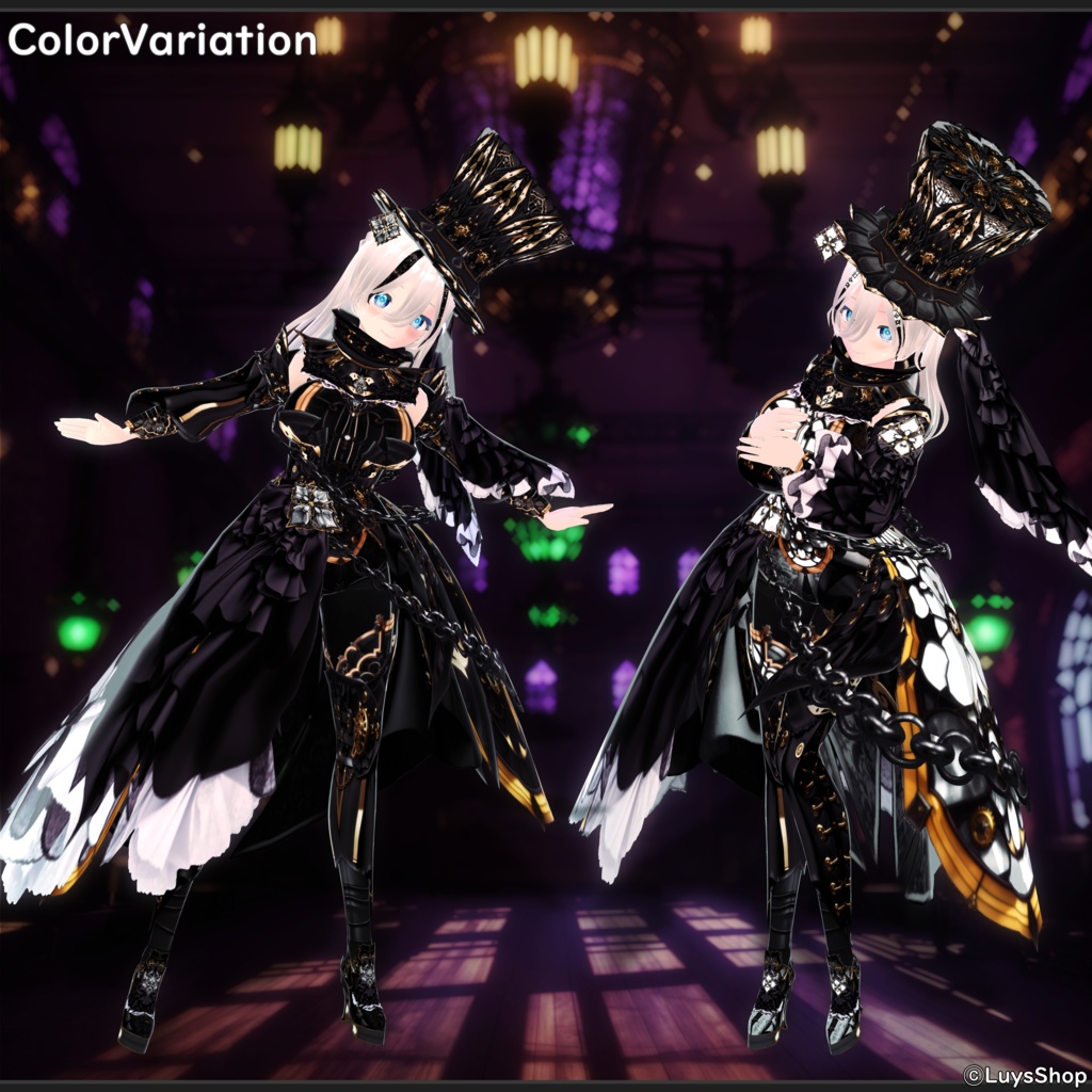 【VRoid 正式版】ジェントルスチームパンクウェア【ノクス=ネブラギア】