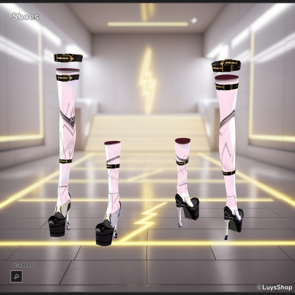 【VRoid 正式版】サイバーライトニングウェア【アウフブリッツ】