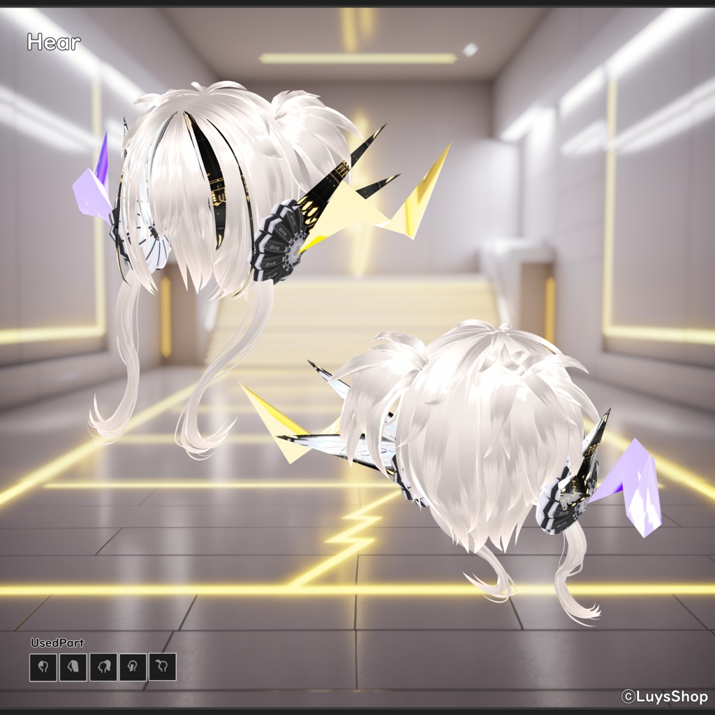 【VRoid 正式版】サイバーライトニングウェア【アウフブリッツ】