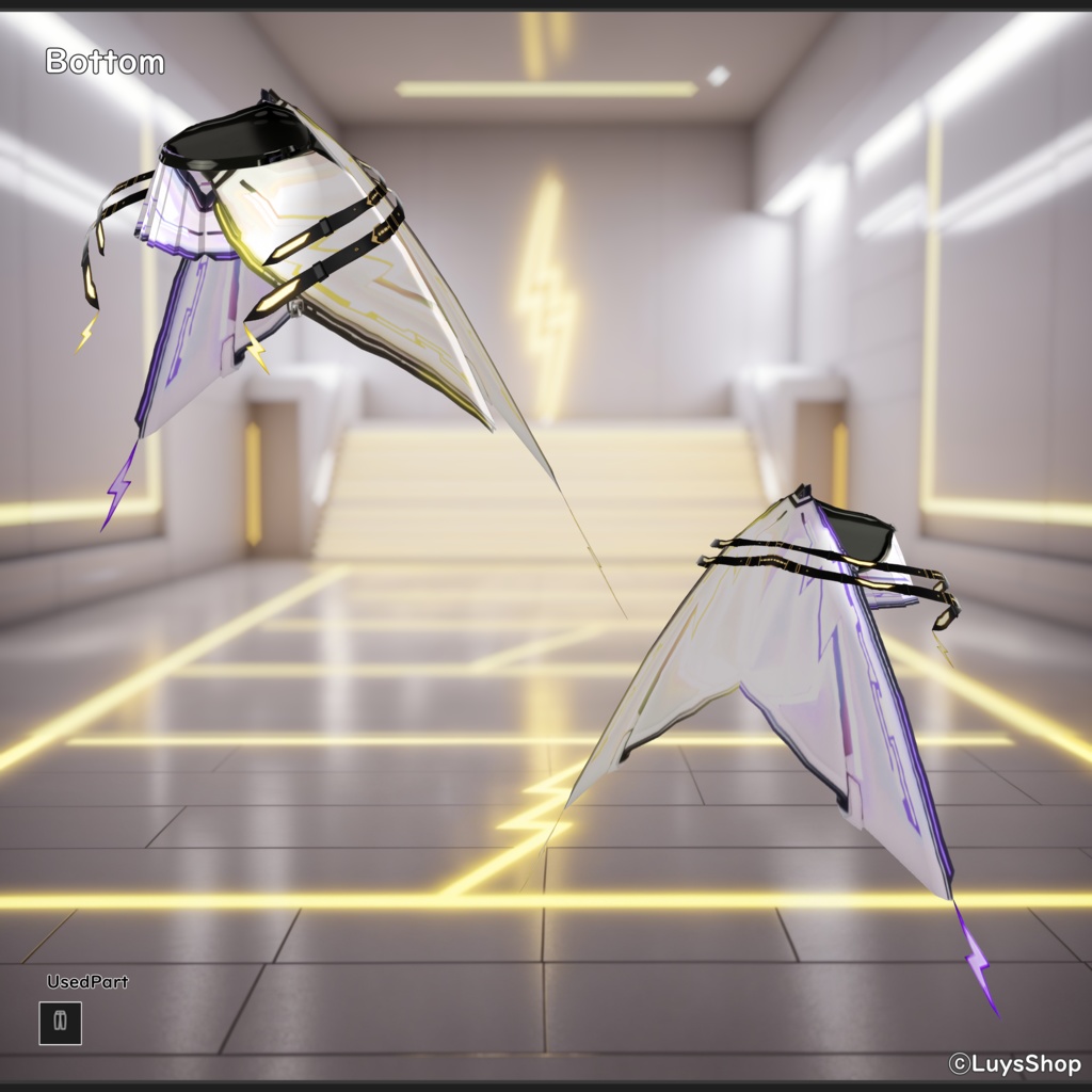 【VRoid 正式版】サイバーライトニングウェア【アウフブリッツ】