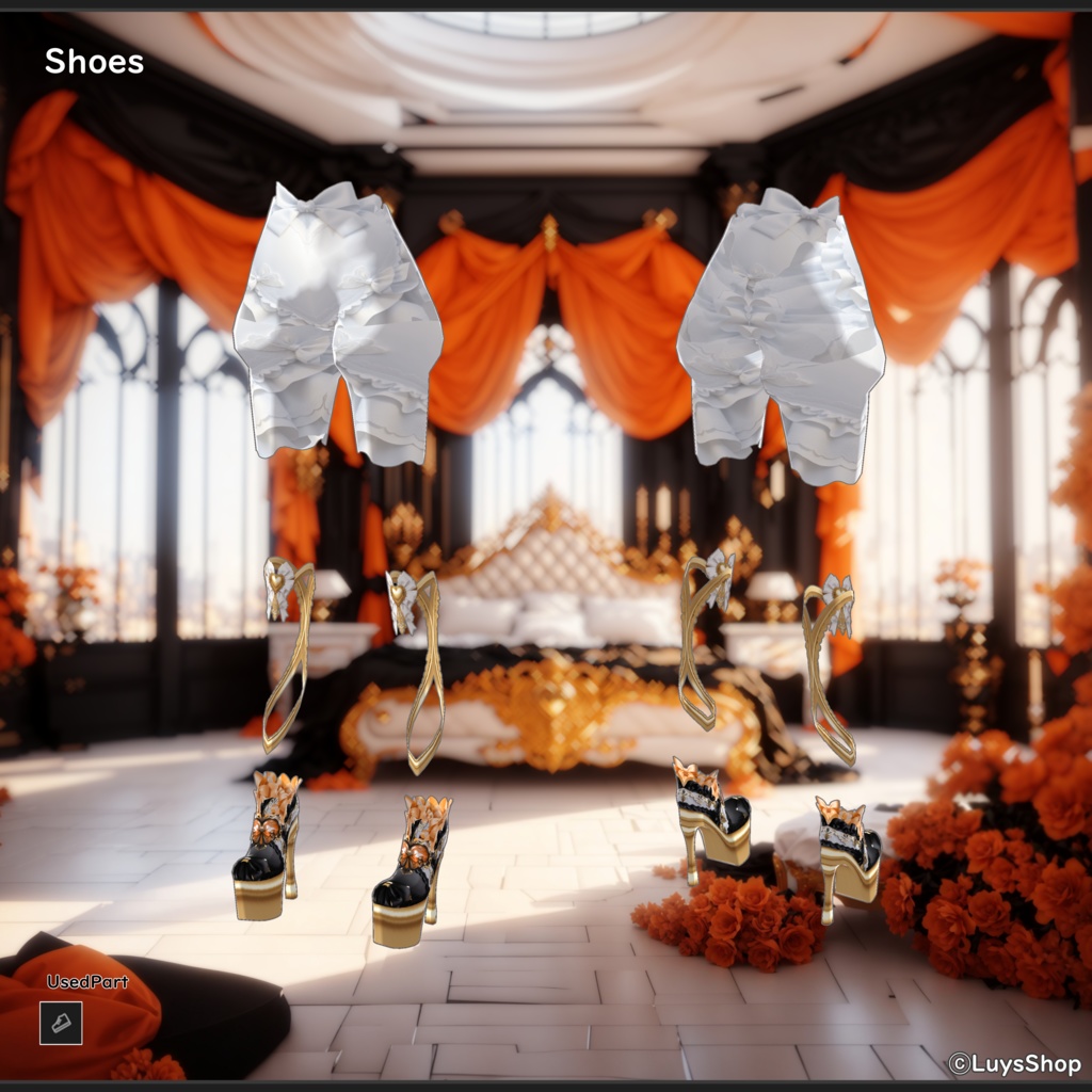 【VRoid 正式版】ゴシッククイーンドレス【レギーナ・ドゥルキス】