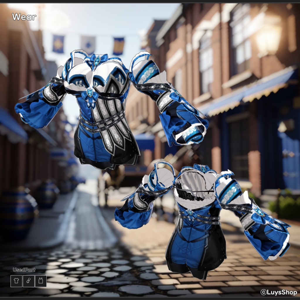 【VRoid 正式版】ファンタジーブレイバーウェア【グラディプリナ】