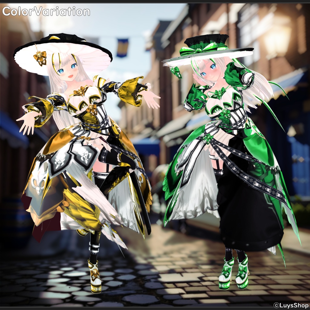 【VRoid 正式版】ファンタジーブレイバーウェア【グラディプリナ】