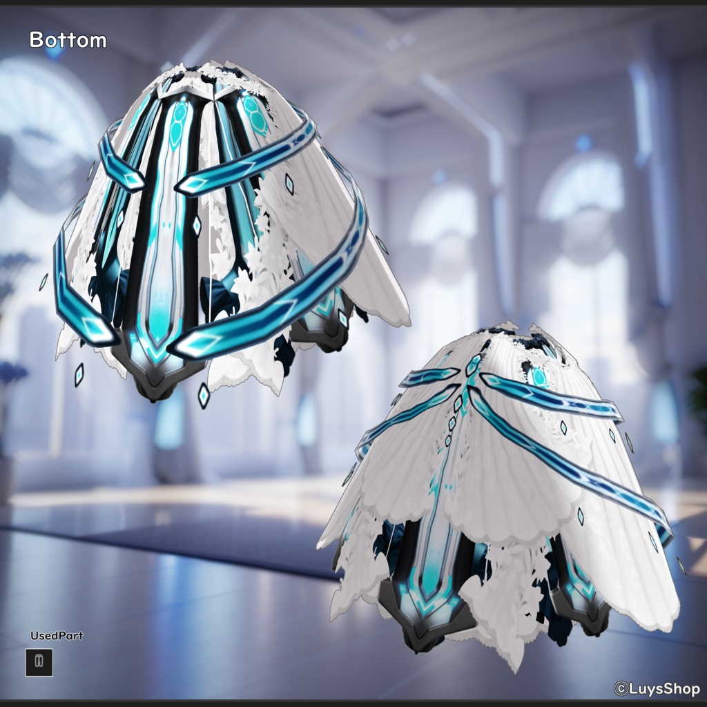 【VRoid 正式版】サイバーガーディアンドレス&ハンマー【フィラトゥホロウ】