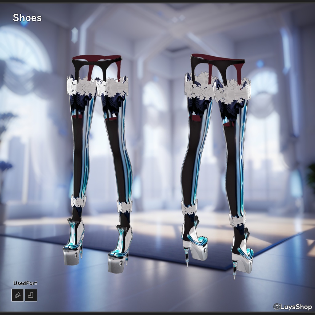 【VRoid 正式版】サイバーガーディアンドレス&ハンマー【フィラトゥホロウ】