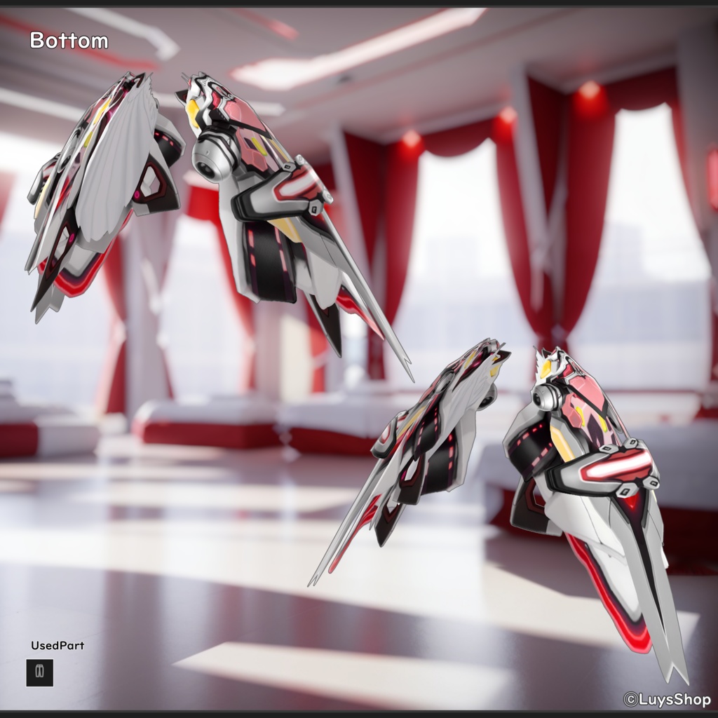 【VRoid 正式版】サイバーヒロイックウェア&ブレード【アインツヘルディン】