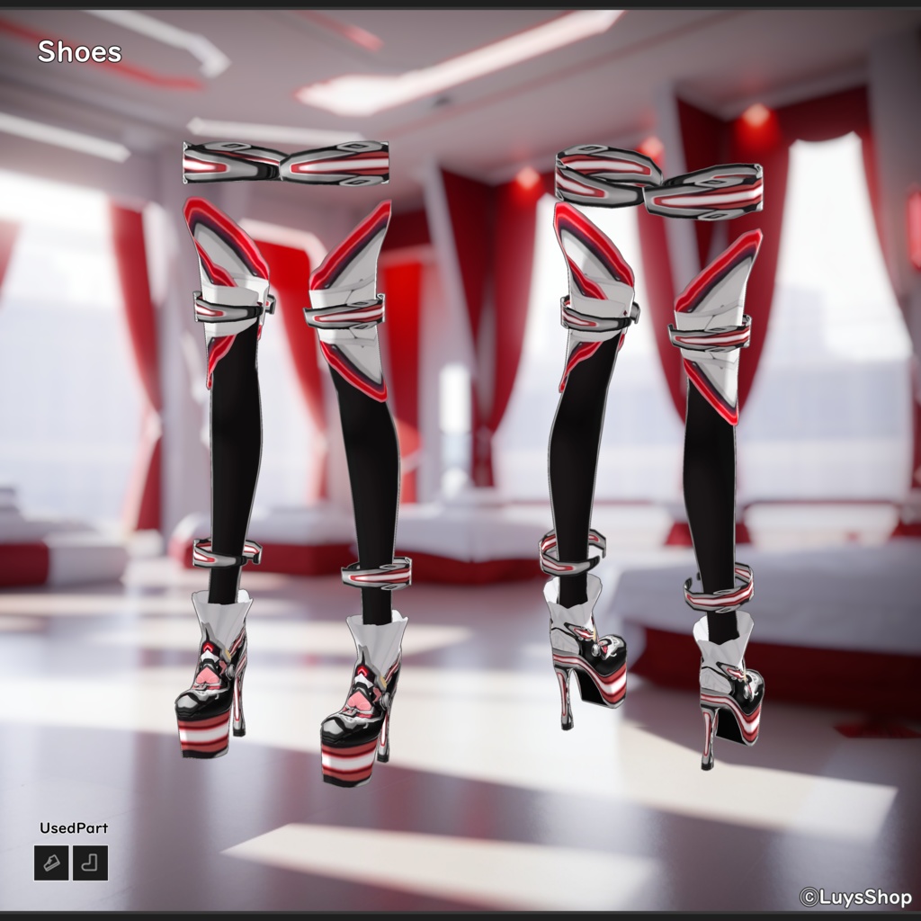 【VRoid 正式版】サイバーヒロイックウェア&ブレード【アインツヘルディン】