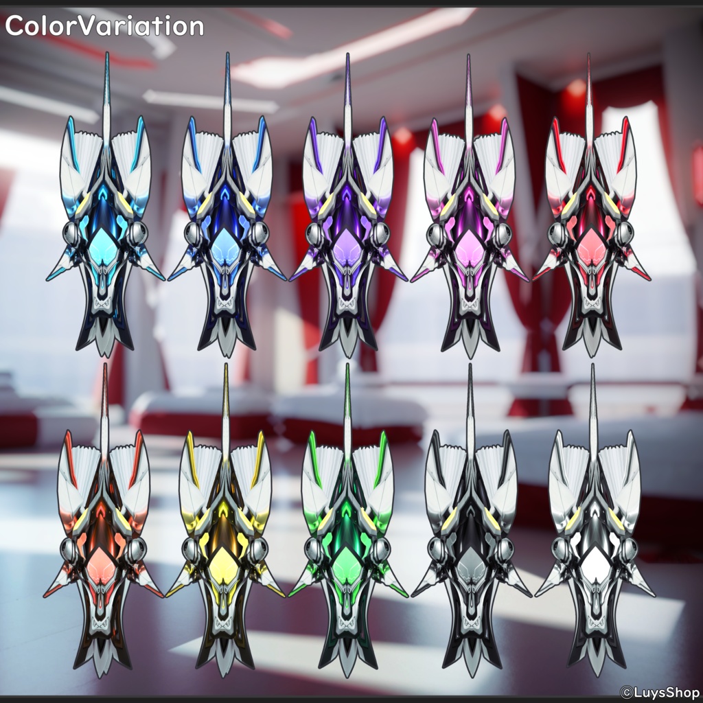 【VRoid 正式版】サイバーヒロイックウェア&ブレード【アインツヘルディン】