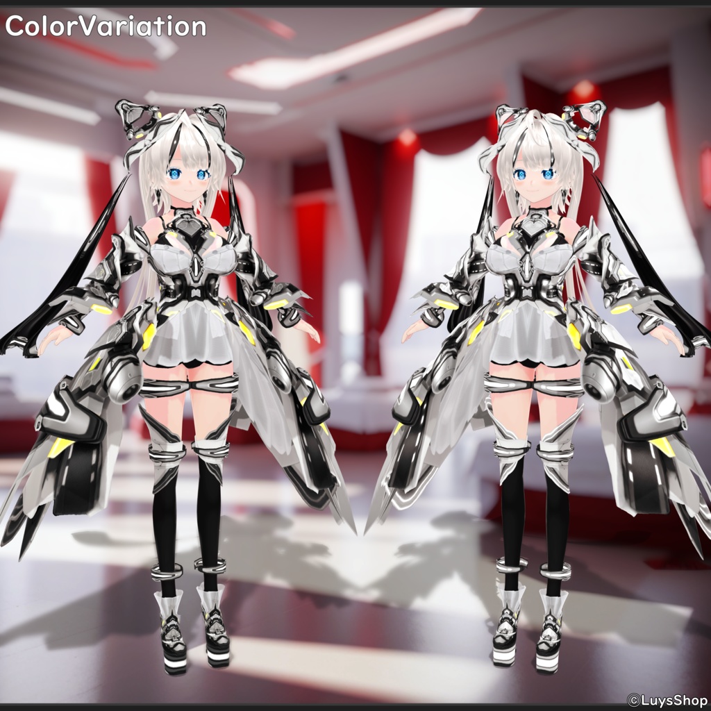 【VRoid 正式版】サイバーヒロイックウェア&ブレード【アインツヘルディン】