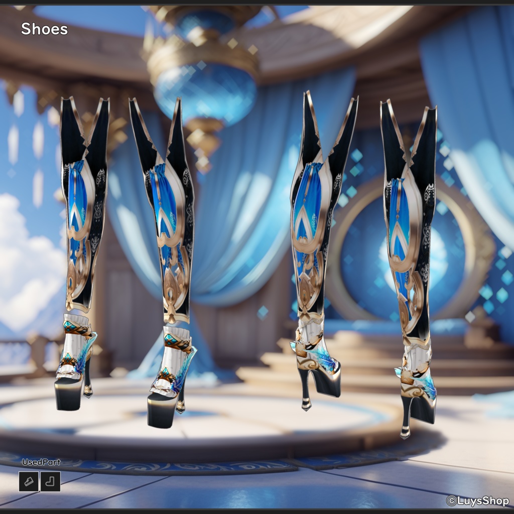 【VRoid 正式版】エスニックファンタジードレス&ボウ【レインバード】