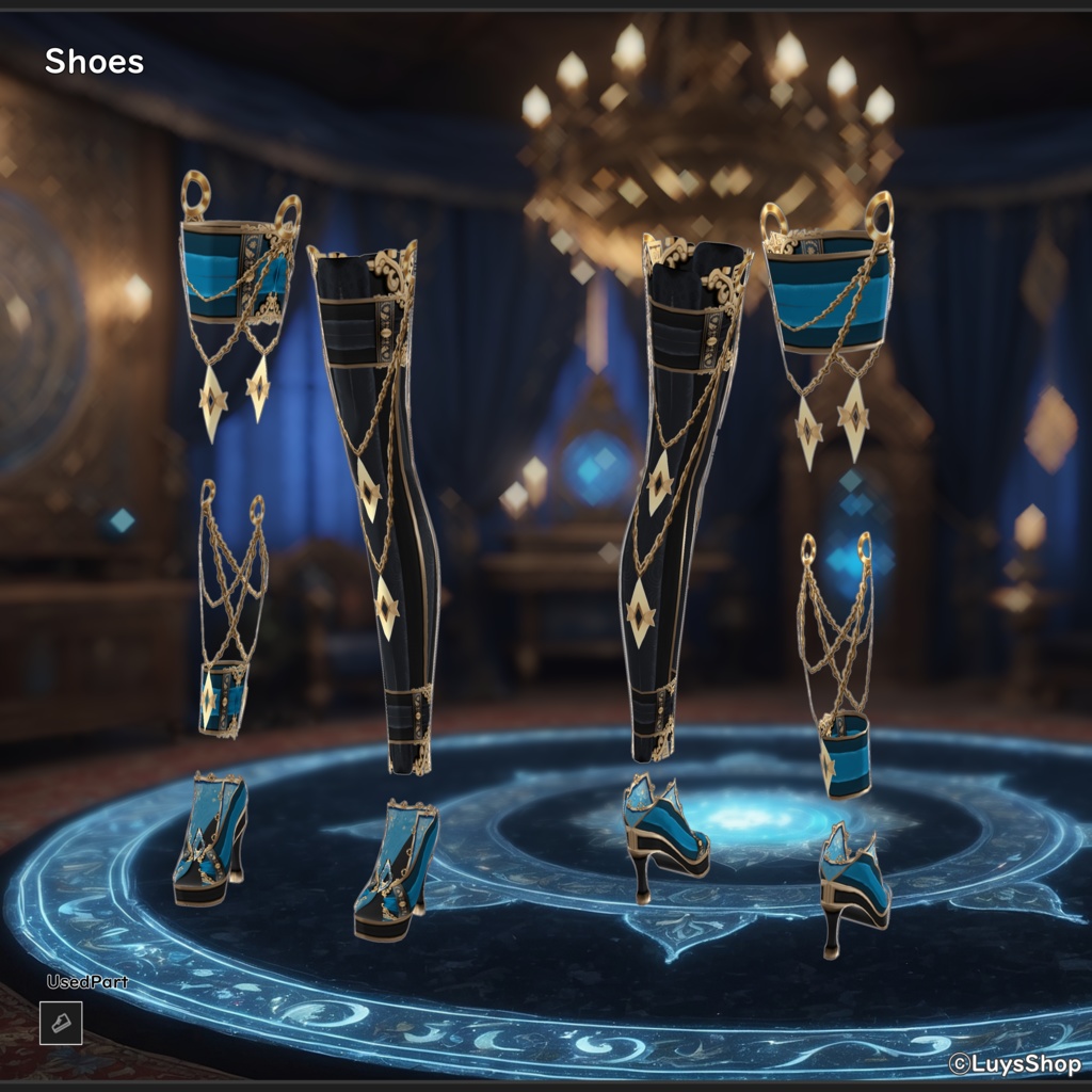 【VRoid 正式版】ファンタジーオラクルドレス&ベール袖&オーブ【プリズマファトゥム】