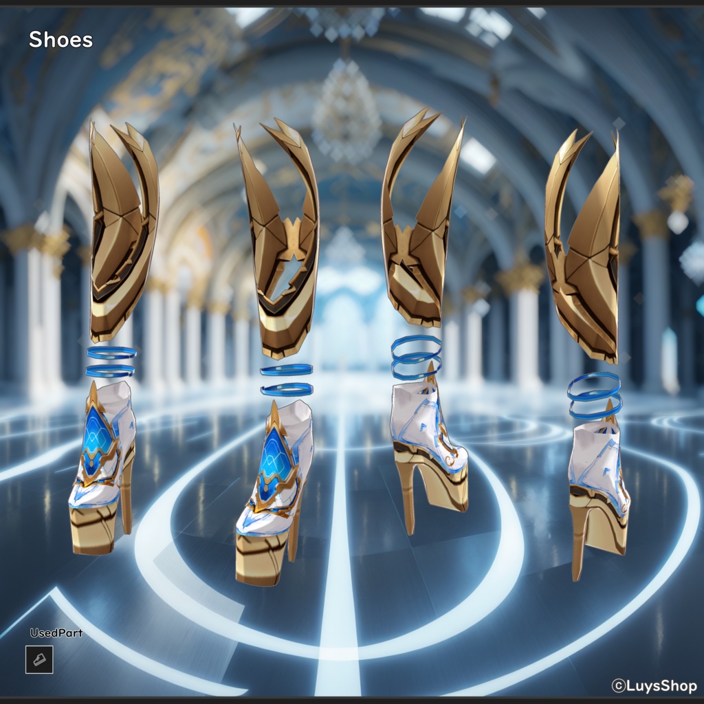 【VRoid 正式版】ファンタジーサイバードレス【コスモティックプレジャー】