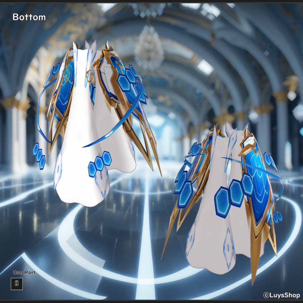 【VRoid 正式版】ファンタジーサイバードレス【コスモティックプレジャー】