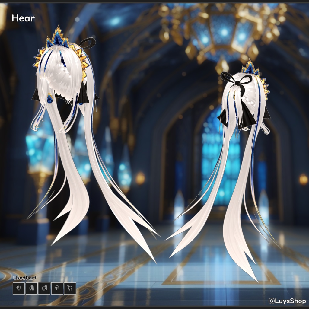 【VRoid 正式版】ファンタジーエンプレスドレス【ノビレスアーツ】