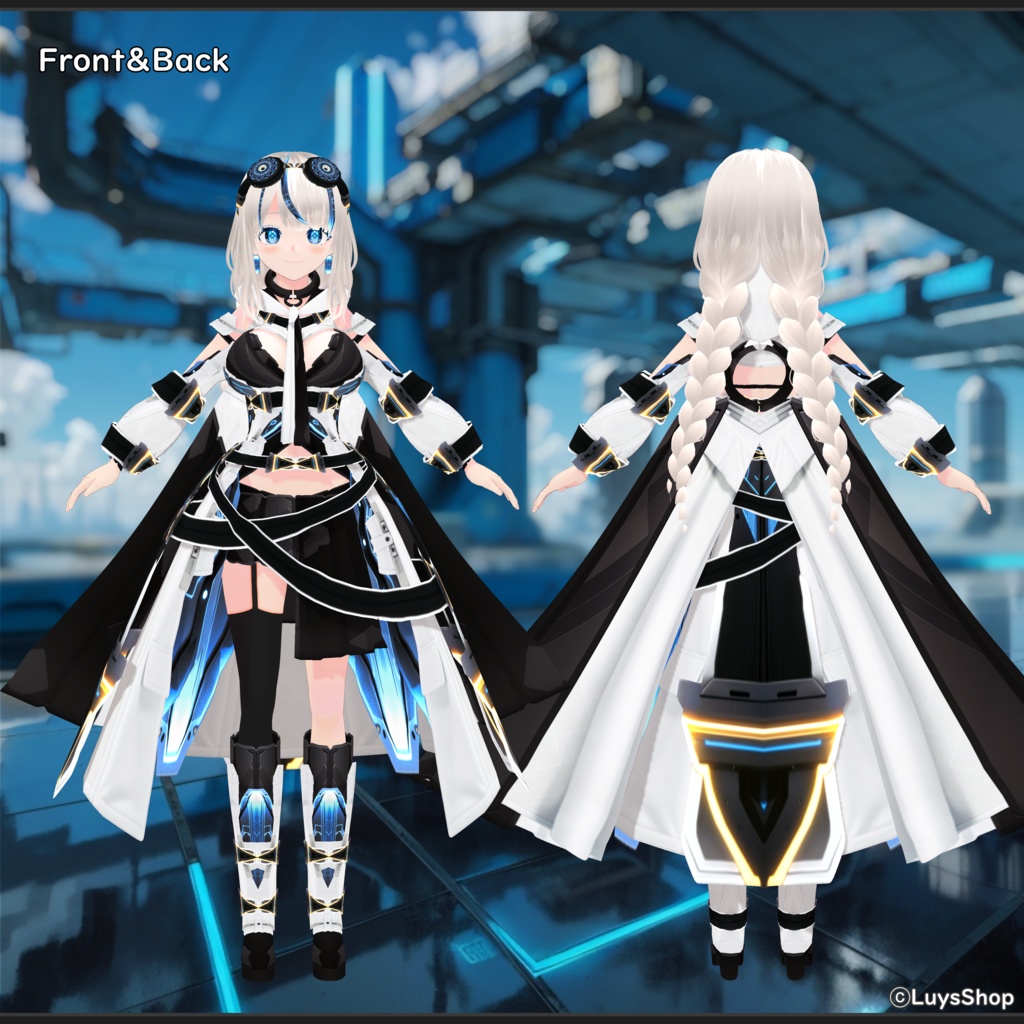 【VRoid 正式版】サイバーアドベンチャーウェア【リリシングファクター】