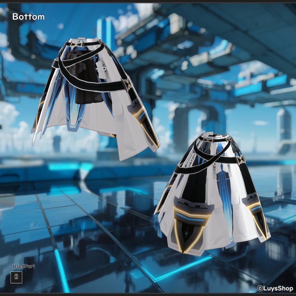 【VRoid 正式版】サイバーアドベンチャーウェア【リリシングファクター】