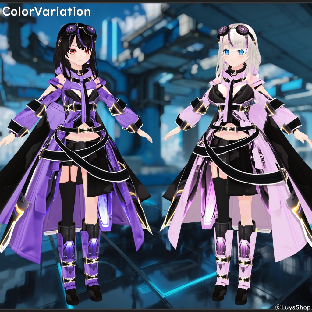 【VRoid 正式版】サイバーアドベンチャーウェア【リリシングファクター】