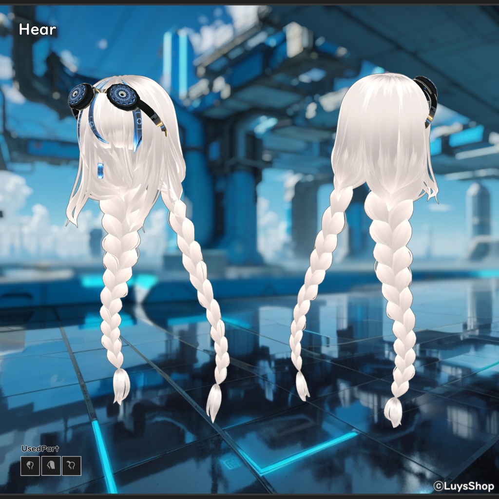 【VRoid 正式版】サイバーアドベンチャーウェア【リリシングファクター】