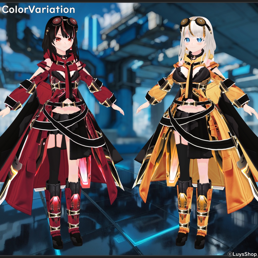 【VRoid 正式版】サイバーアドベンチャーウェア【リリシングファクター】