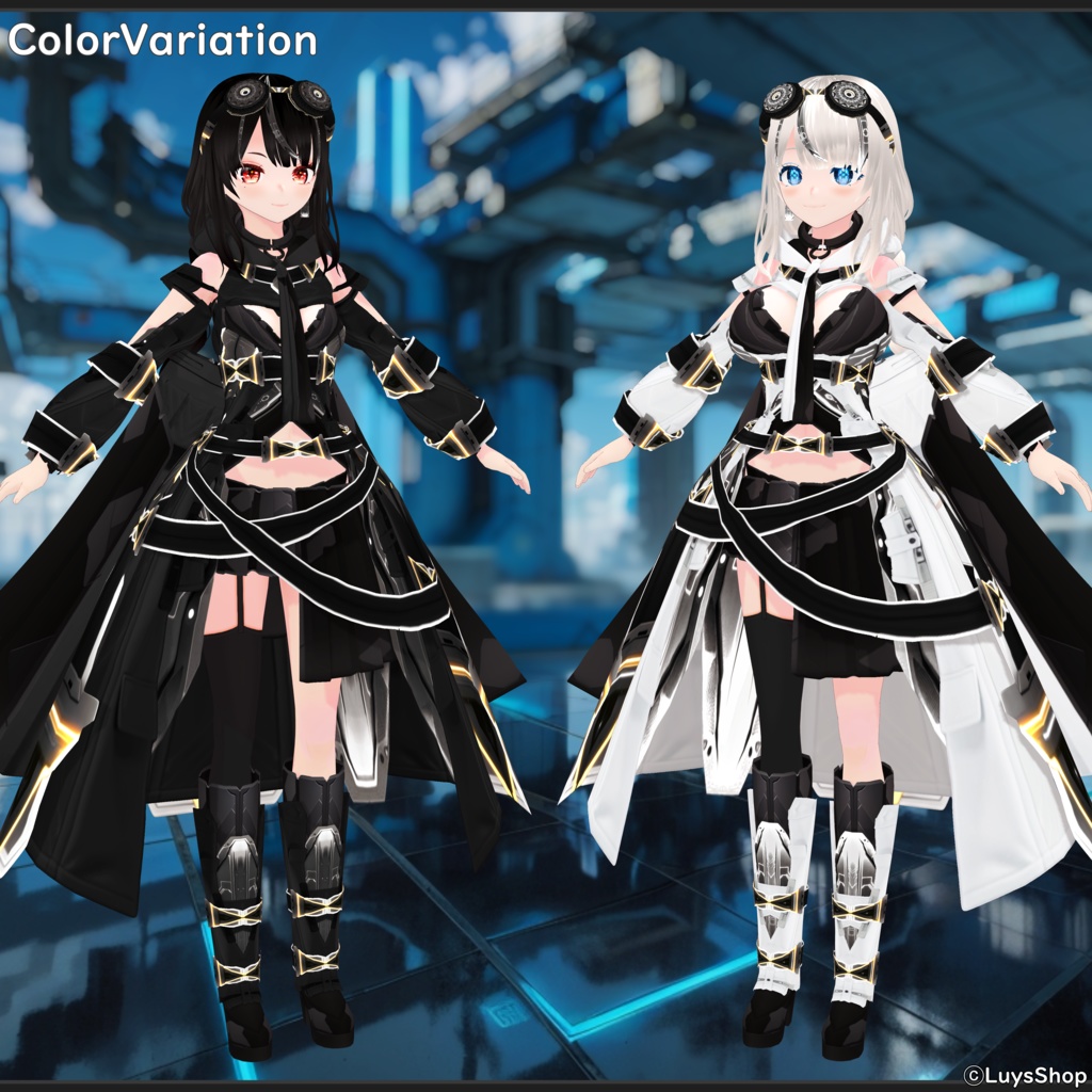 【VRoid 正式版】サイバーアドベンチャーウェア【リリシングファクター】