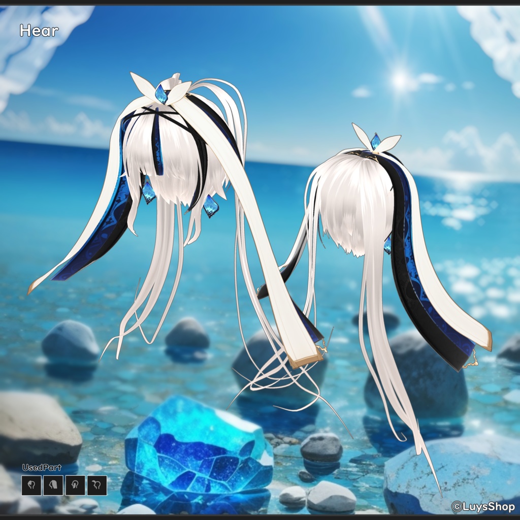 【VRoid 正式版】ファンタジーサマードレス【レヴィーザ・オラティオ】