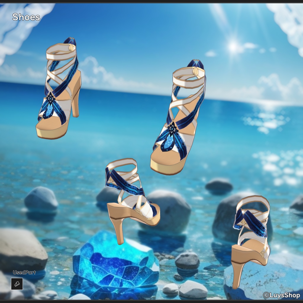 【VRoid 正式版】ファンタジーサマードレス【レヴィーザ・オラティオ】