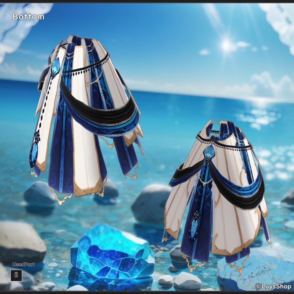 【VRoid 正式版】ファンタジーサマードレス【レヴィーザ・オラティオ】