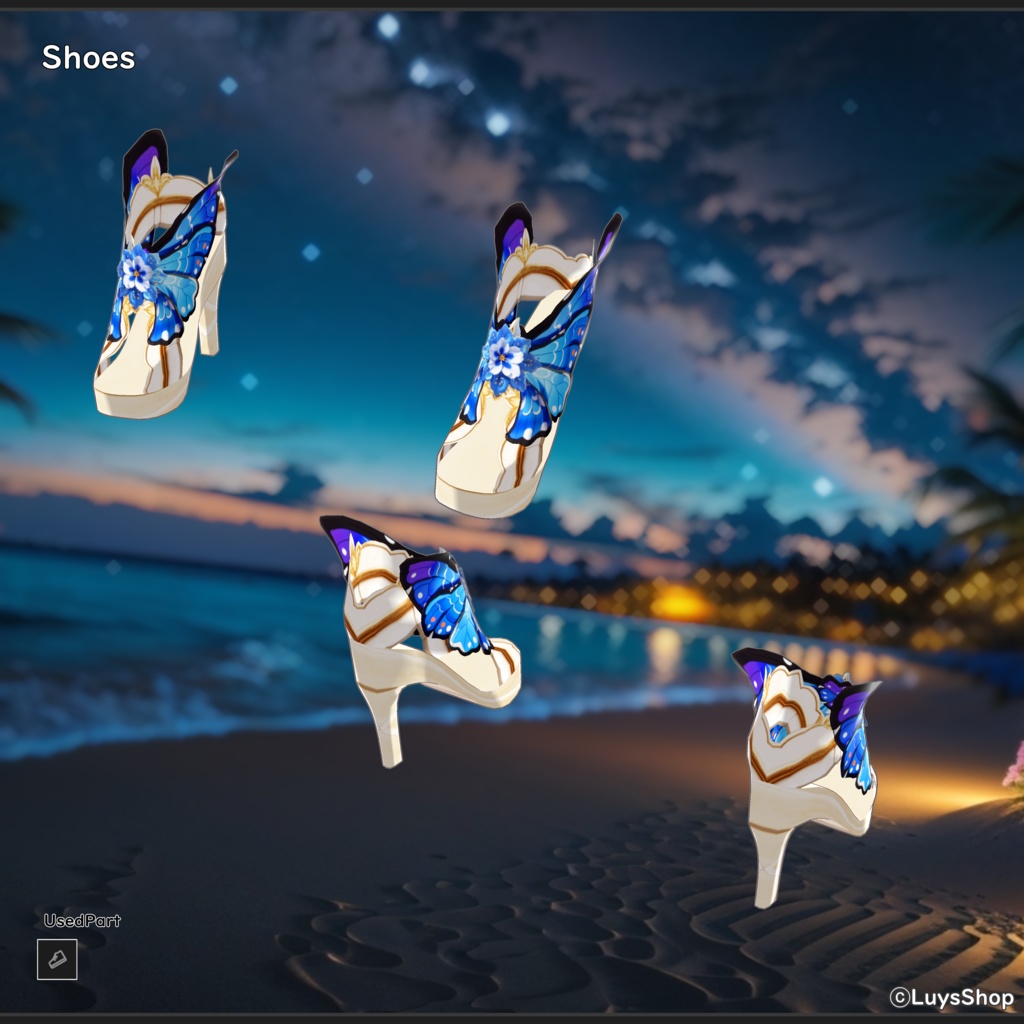 【VRoid 正式版】ファンタジーサマードレス【シャルール・パピヨン】