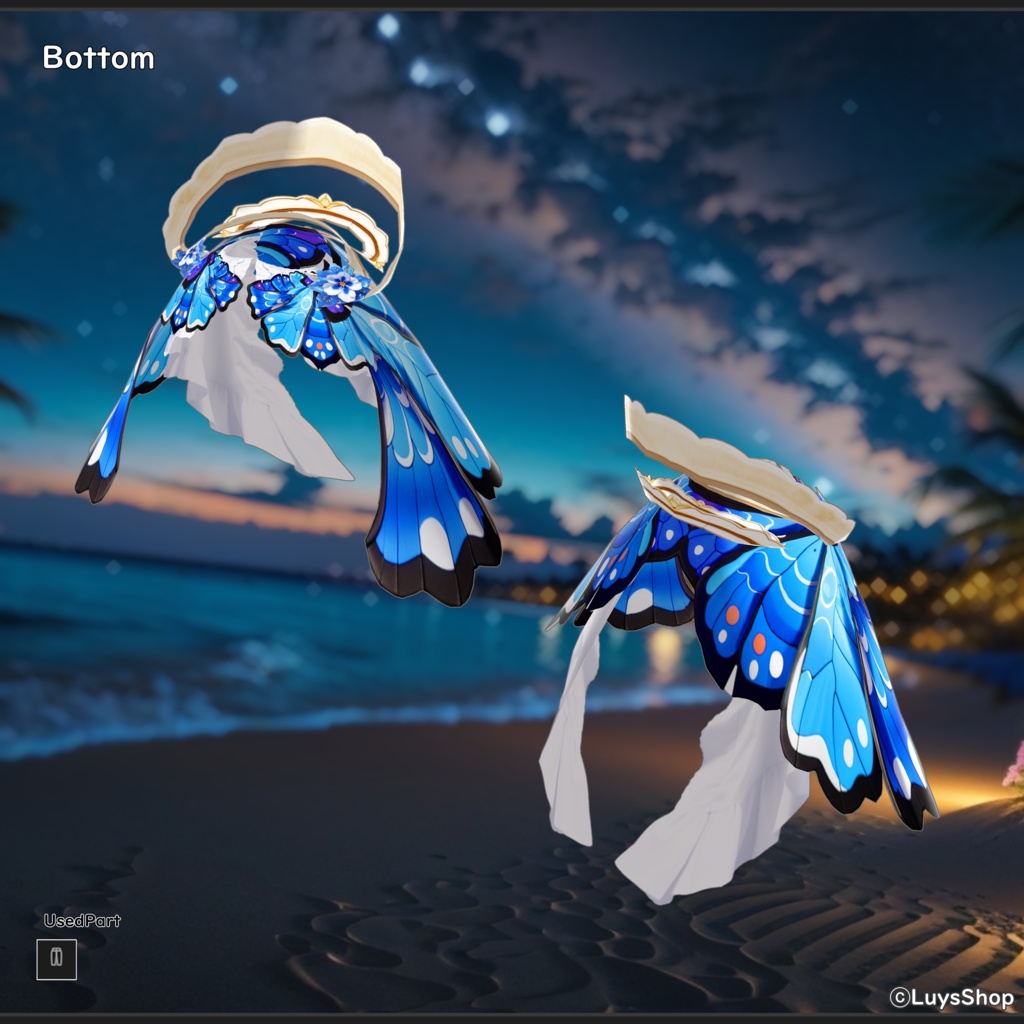 【VRoid 正式版】ファンタジーサマードレス【シャルール・パピヨン】