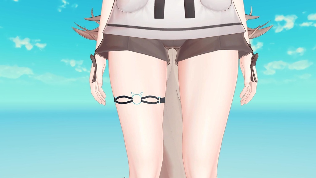 猫形のレッグベルト | Cat-Shaped Leg Belt