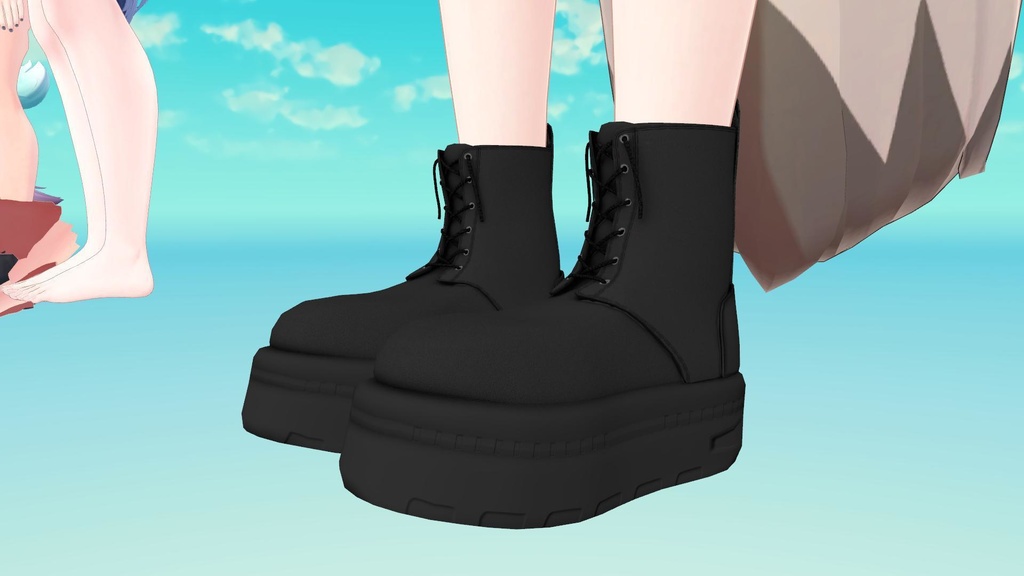 マヌカとモエの3Dカジュアルコーデ:クロップT、ショーツ&ブーツ | Manuka and Moe's 3D Casual Outfit: Cropped Tee, Shorts & Boots