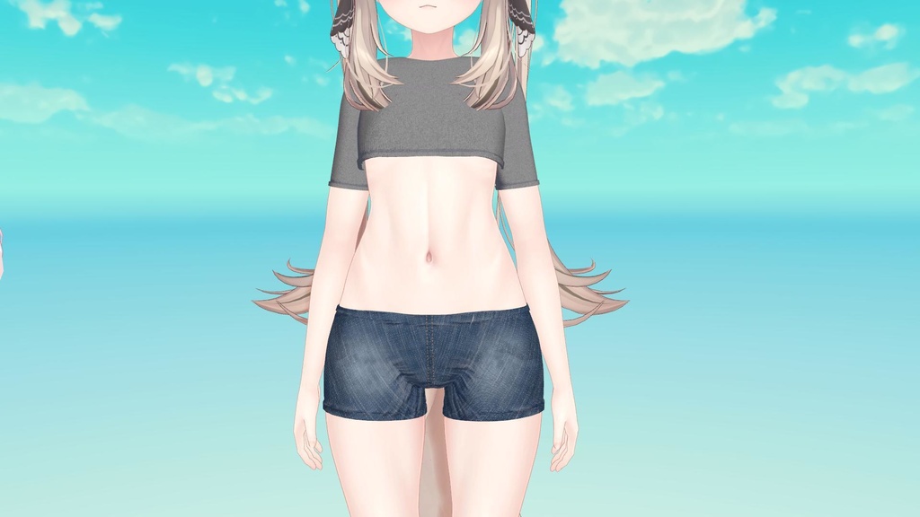 マヌカとモエの3Dカジュアルコーデ:クロップT、ショーツ&ブーツ | Manuka and Moe's 3D Casual Outfit: Cropped Tee, Shorts & Boots