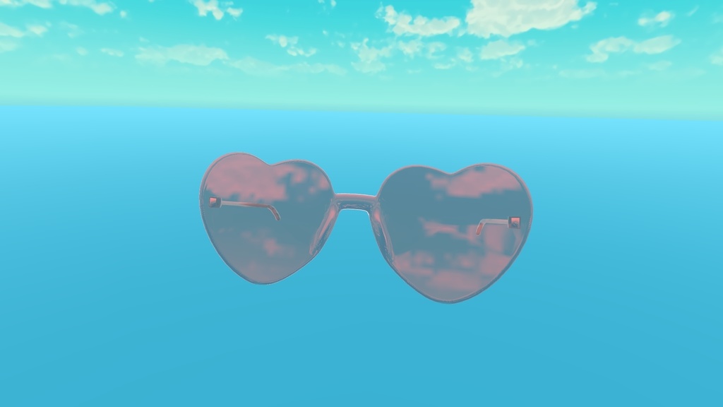 ラブビジョン:ハート形3Dリルトゥーングラス || Love Vision: Heart-Shaped 3D Liltoon Glasses