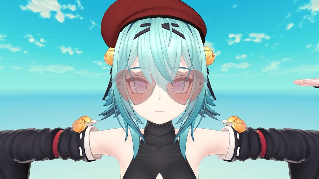 様々な3Dモデル用のフランス製ベレー帽 || French beret for various 3D models.