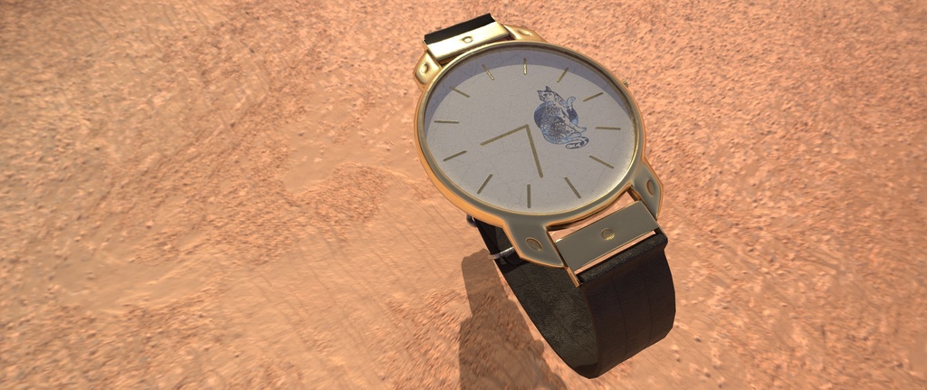 キャット・クロック 腕時計モデル || Cat O'Clock Watch