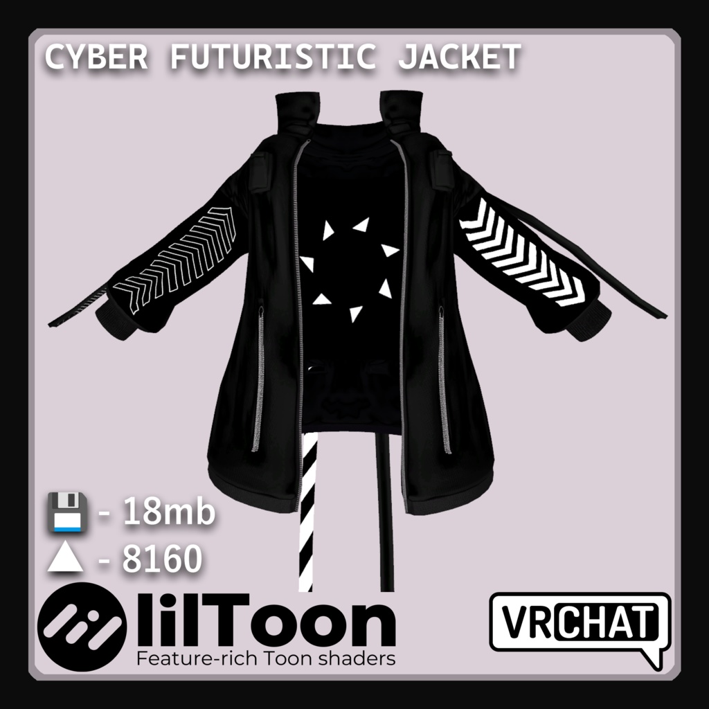 Cyber futuristic Jacket | サイバー風未来的ジャケット