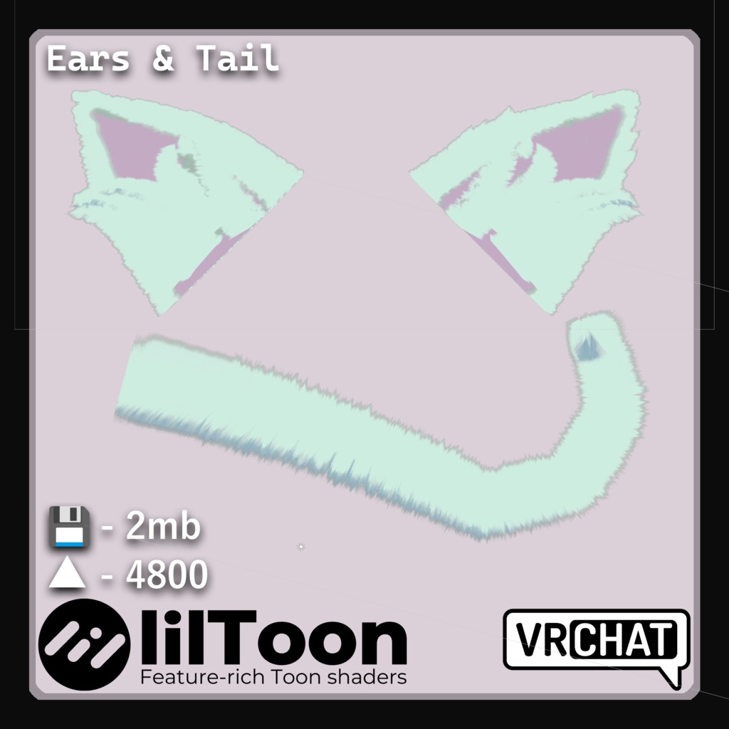 かわいい耳と尻尾セット| Ears & Tail