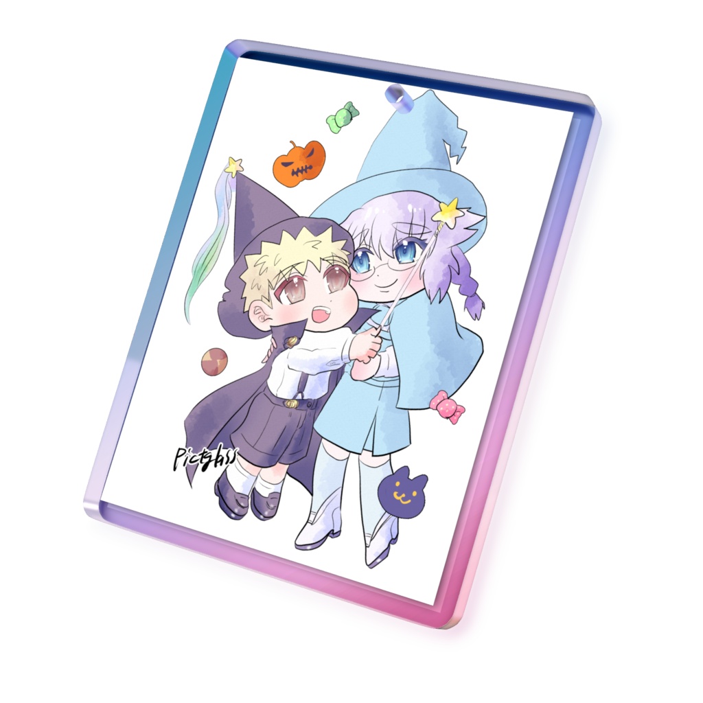 ハロウィン2025　ちび花村くん＆ちびルリ先輩