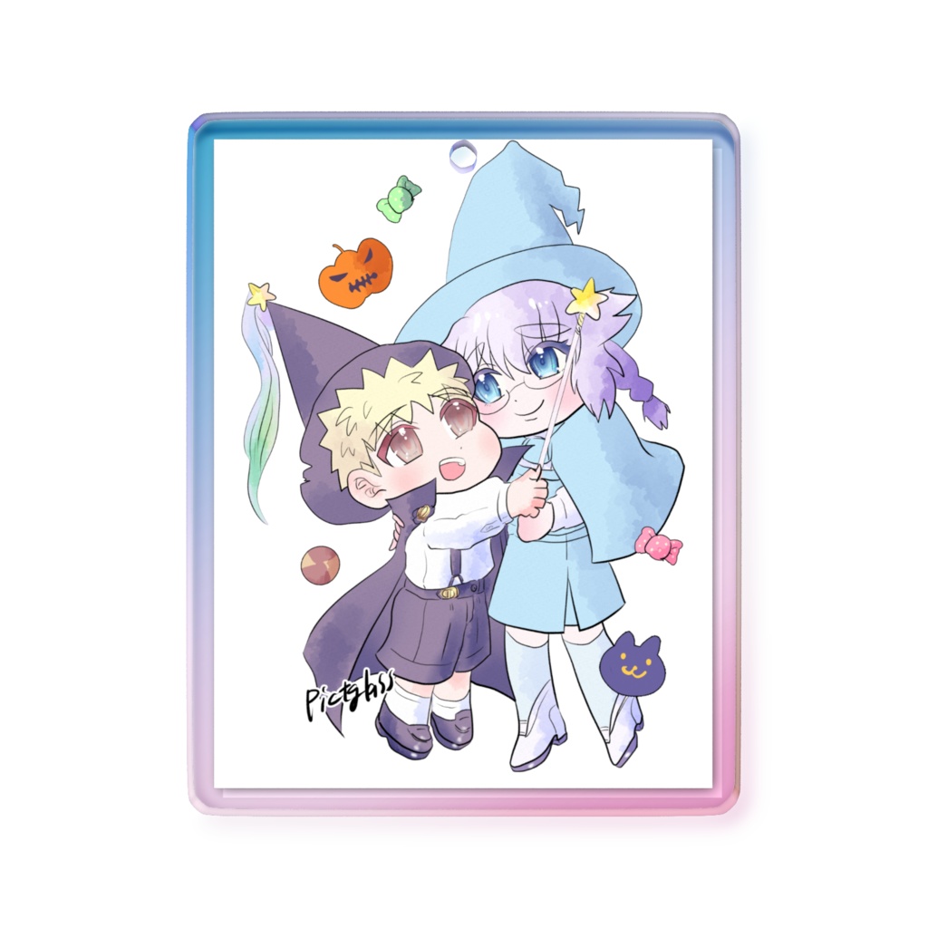 ハロウィン2025 ちび花村くん&ちびルリ先輩