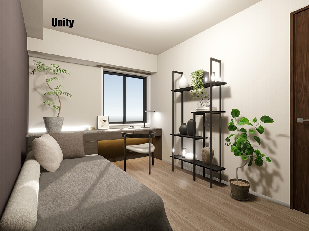 【3Dモデル】モダン・ナチュラル・ルームセット - RoomSet_0007