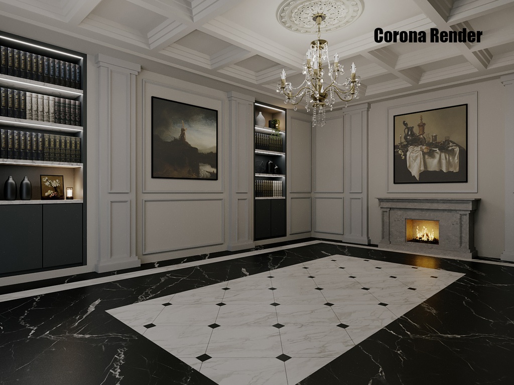【3Dモデル】ヨーロピアン・ルームセット - RoomSet_0010