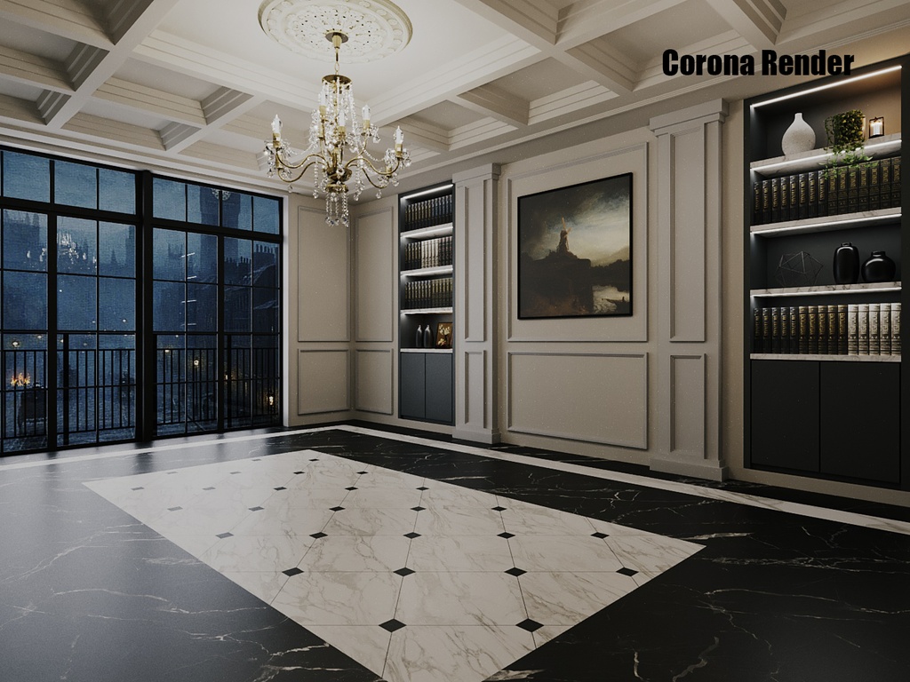 【3Dモデル】ヨーロピアン・ルームセット - RoomSet_0010