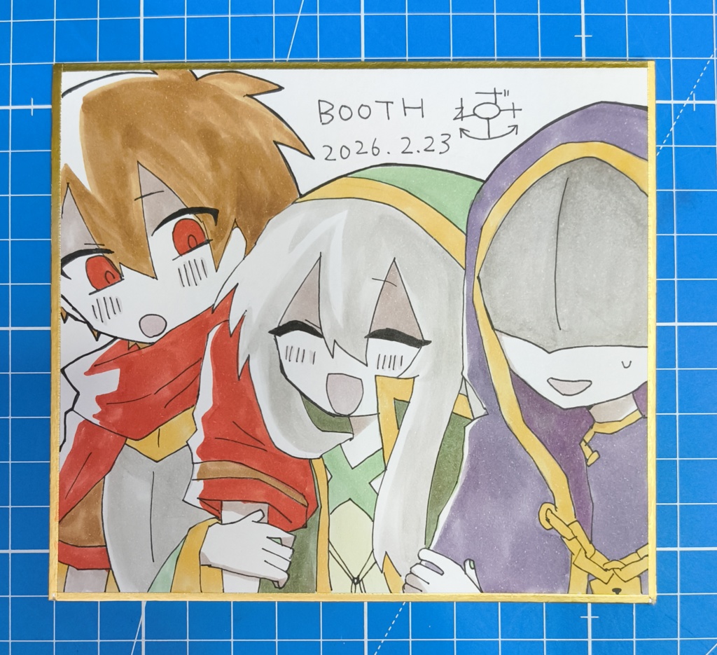 【勇者の選択肢がおかしい】手描きミニ色紙