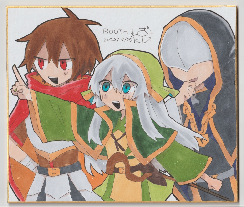 ---完売--- 【勇者の選択肢がおかしい】手描き色紙